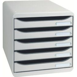 Exacompta 309740D desk tray/organizer Polystyrene Grey