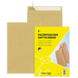 MAILmedia pochette à soufflets avec bande auto-adhésive, B4
