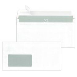 MAILmedia Briefumschläge DIN lang, haftklebend, mit Fenster