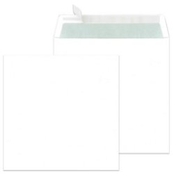 MAILmedia enveloppes "Zack & Klapp", 220x220 mm, blanc
