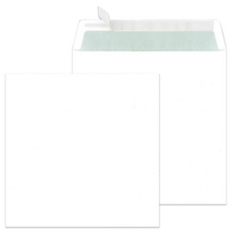 MAILmedia enveloppes "Zack & Klapp", 220x220 mm, blanc
