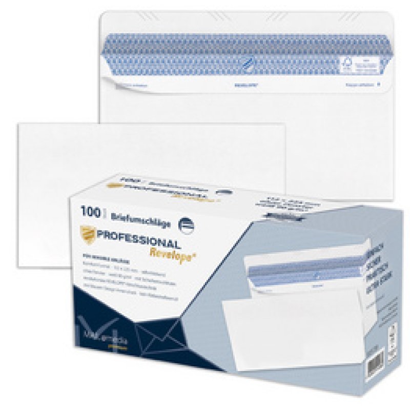 MAILmedia Enveloppe REVELOPE, 112 x 225 mm, sans fenêtre