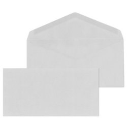 MAILmedia Enveloppes DIN long C6, collage humide, gris