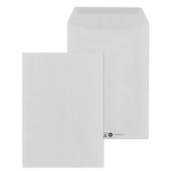 MAILmedia Pochettes d'expédition C4, collage humide, gris