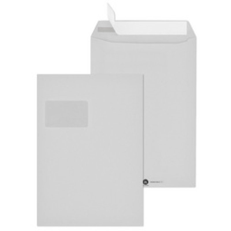 MAILmedia Pochette d'expédition C4, recyclé gris, sans