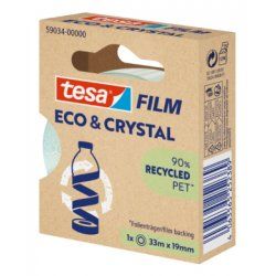 TESA Eco & Crystal scotch adhésif décoratif 10 m Transparent