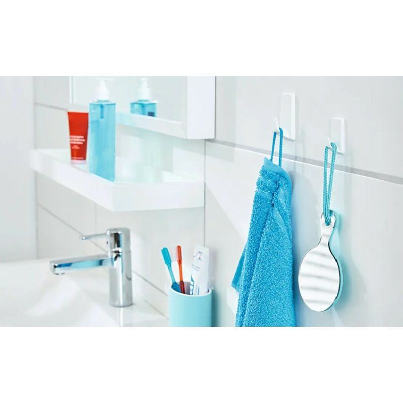 TESA Powerstrips Indoor Towel hook Black 2 pc(s)