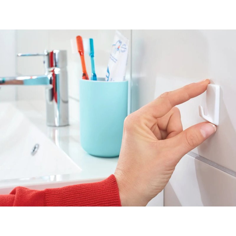 TESA 58278-00000-20 crochet pour rangement à usage domestique Intérieure Crochet universel Noir 3 pièce(s)