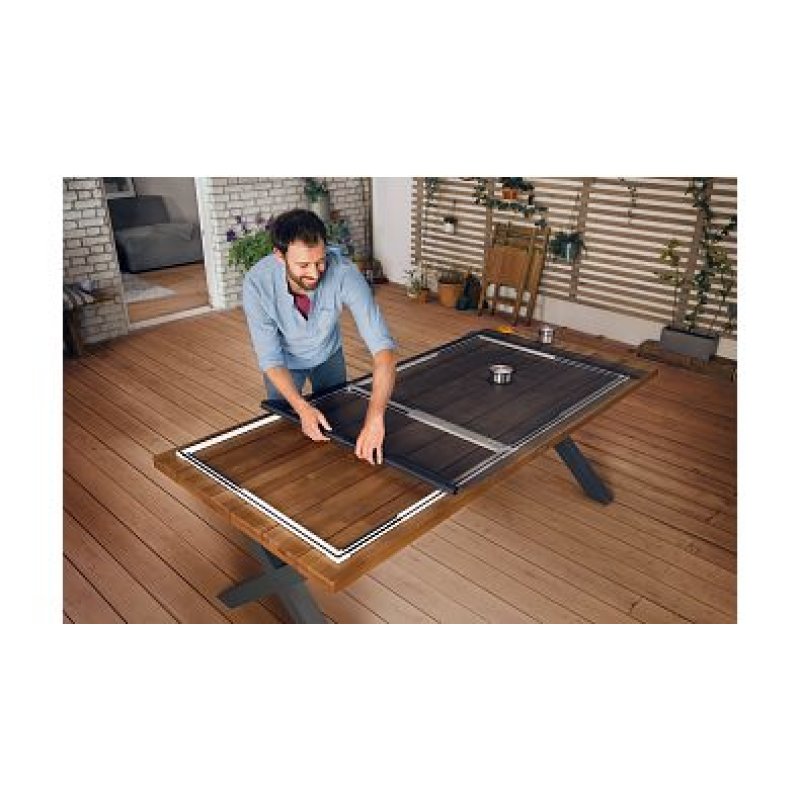 tesa Moustiquaire pour porte ALU FALT, anthracite