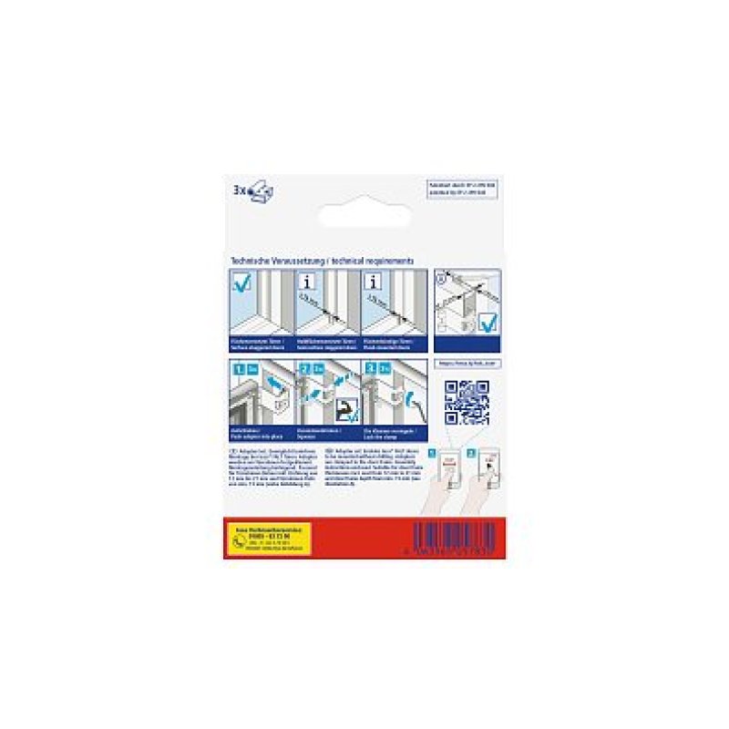 TESA 55419-00 arrêt de porte Blanc