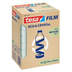 tesa Film ECO & CRYSTAL, 15 mm x 10 m, transparent