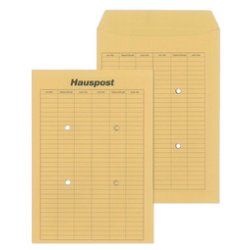 MAILmedia Hauspost-Versandtasche, braun, C4, ungummiert