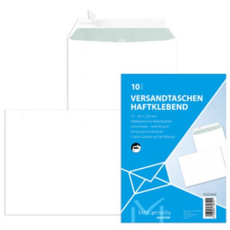 MAILmedia pochette d'expedition offset, C4, blanc
