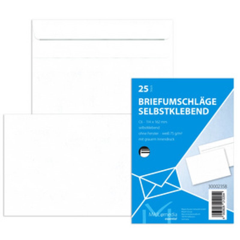 MAILmedia Enveloppe offset DL, sans fenêtre, blanc