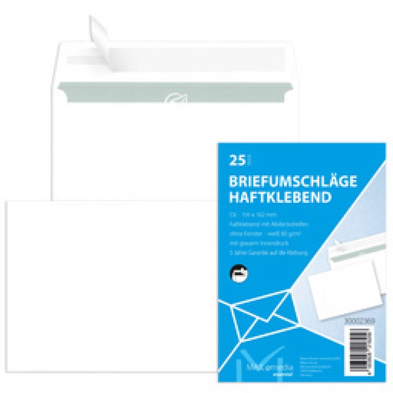 MAILmedia enveloppe Offset, long format, blanc