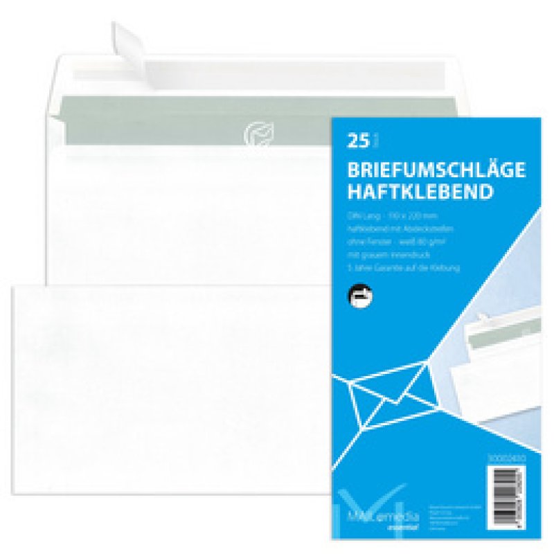 MAILmedia enveloppe Offset, long format, blanc