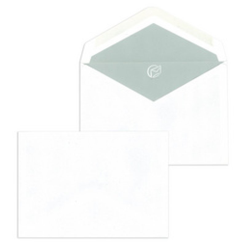 MAILmedia enveloppes C6 gommées, sans fenêtre, blanc