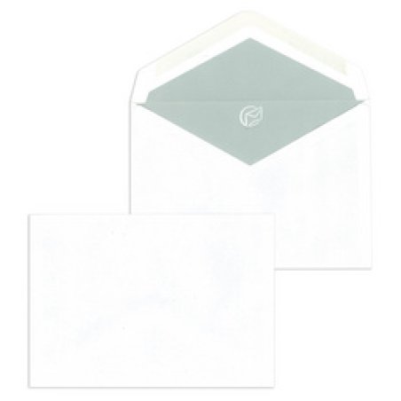 MAILmedia enveloppes C6 gommées, sans fenêtre, blanc