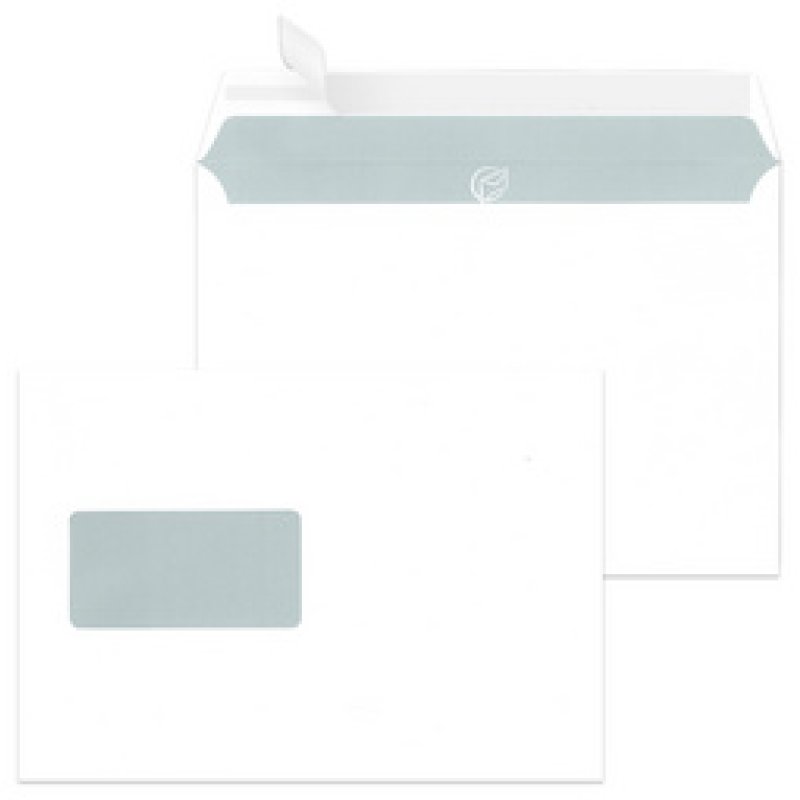 MAILmedia Briefumschläge DIN lang haftklebend, mit Fenster