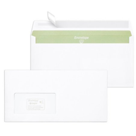 MAILmedia Briefumschlag Envirelope, DIN lang, weiß