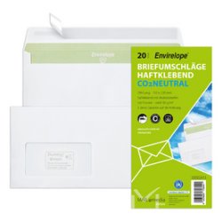 MAILmedia Briefumschlag Envirelope, DIN lang, weiß