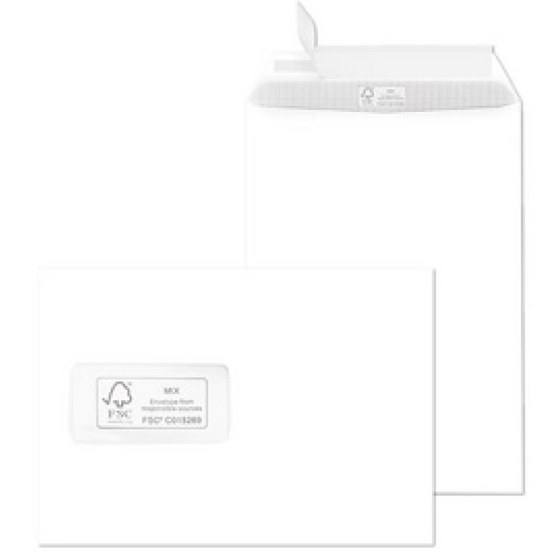 MAILmedia Pochette d'expédition offset blanc, B4, sans