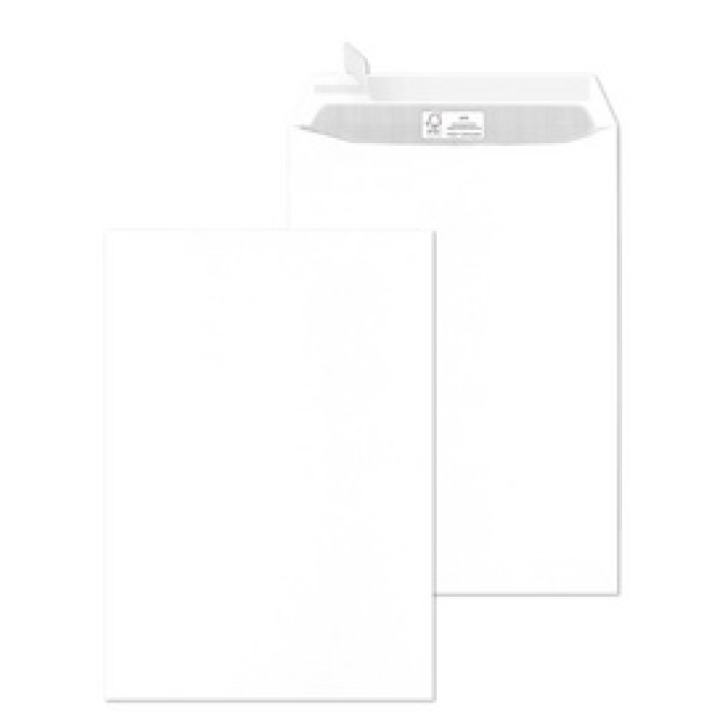 MAILmedia Pochette d'expédition offset blanc, B4, sans