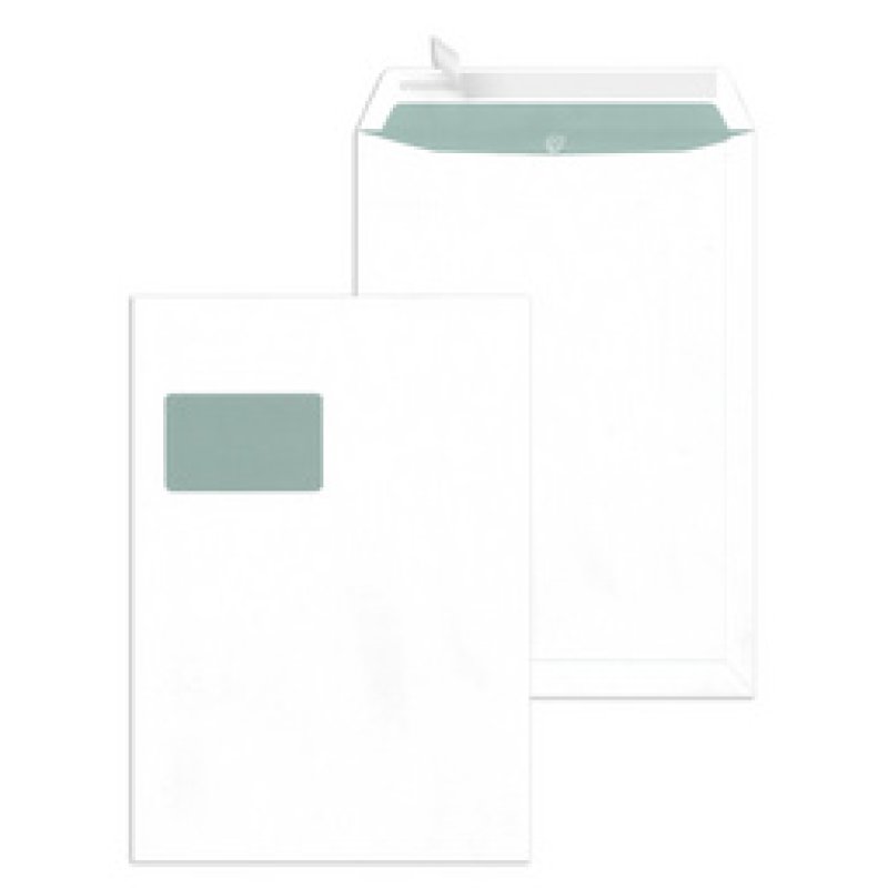MAILmedia Versandtasche Offset weiß, C5, mit Fenster