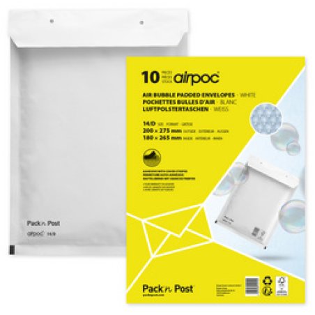 MAILmedia Pochettes d'expédition matelassées, type H18,