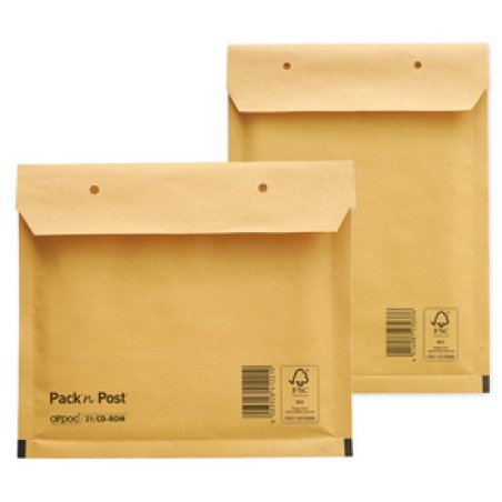 MAILmedia Pochettes d'expédition matelassées, typ 12/B, brun