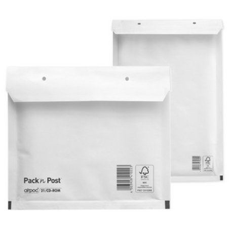 MAILmedia Pochette à bulle d'air, type 15/E, 17 g, blanc