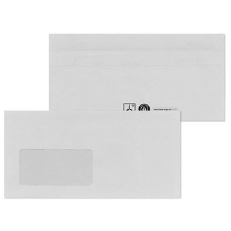 MAILmedia Briefumschläge DIN Lang, selbstklebend, 75 g/qm