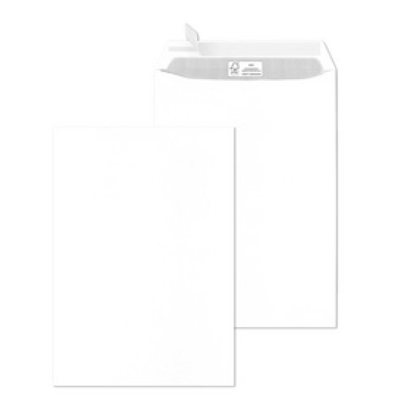 MAILmedia Versandtasche, DIN C4, ohne Fenster, weiß