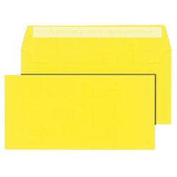 MAILmedia Enveloppes C6/5, sans fenêtre, jaune