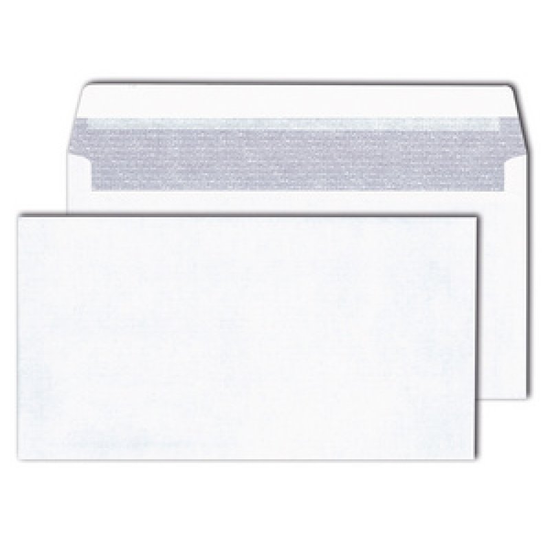 MAILmedia Enveloppe 125 x 235 mm, ultra blanc, sans fenêtre