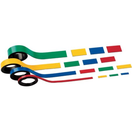 MAUL Bandes magnétiques, (l)20 mm x (L)1.000 mm, bleu