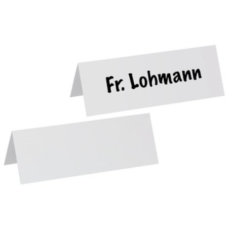 MAUL Porte-nom, carton, blanc, (L)210 x (H)75 mm, 190 g/m2