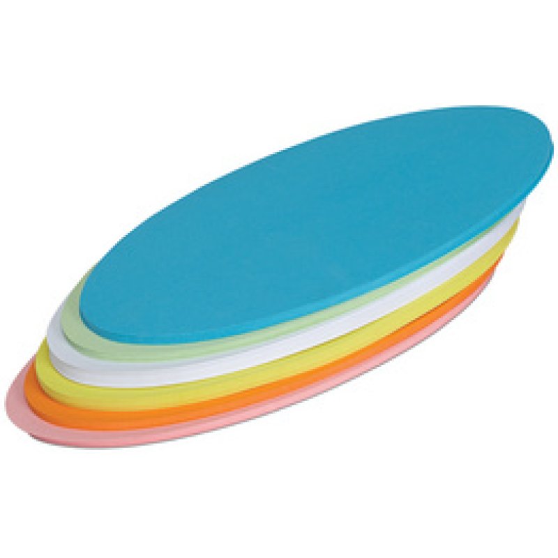 MAUL Carte de présentation, ovale, 110 x 190 mm, assorti