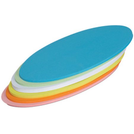 MAUL Carte de présentation, ovale, 110 x 190 mm, assorti