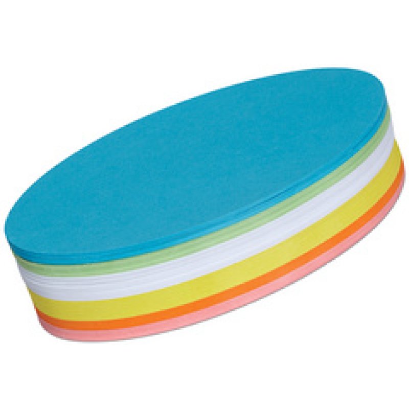 MAUL Carte de présentation, ovale, 110 x 190 mm, assorti