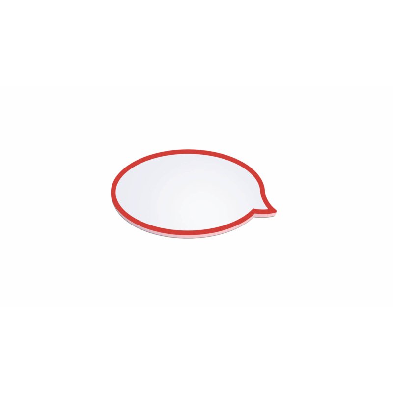 MAUL Carte de présentation bulle de dialogue, blanc/rouge