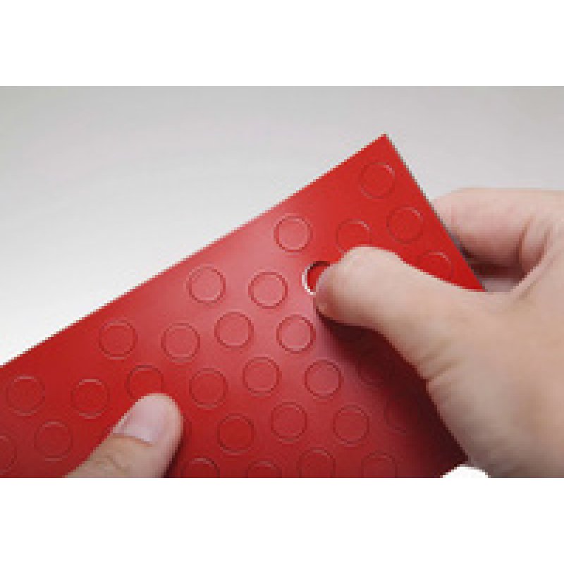 MAUL Symbole magnétique cercle, diamètre: 10 mm, rouge