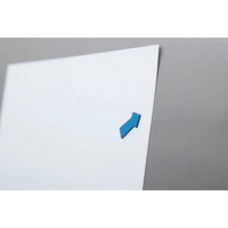 MAUL Symbole magnétique flèche, 20 x 10 mm, rouge