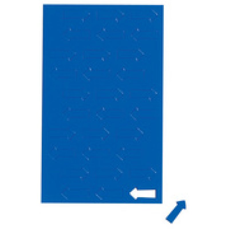 MAUL Symbole magnétique flèche, 20 x 10 mm, rouge