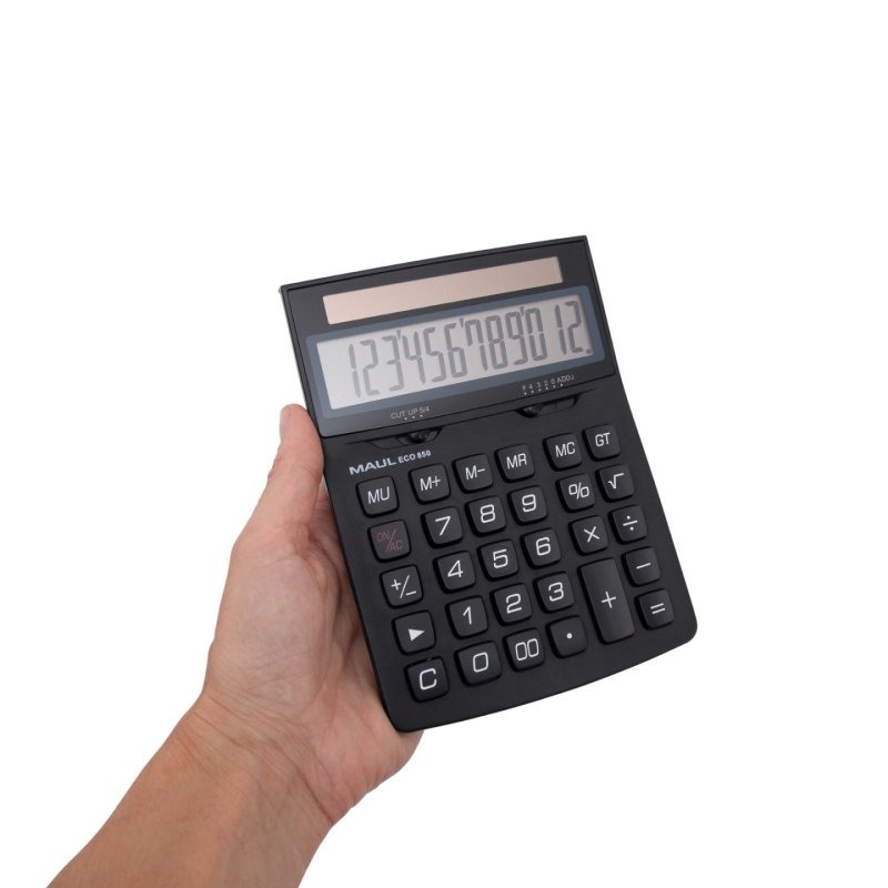 MAUL ECO 850 calculatrice Poche Calculatrice basique Noir