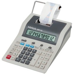 MAUL Calculatrice imprimante MPP123, gris