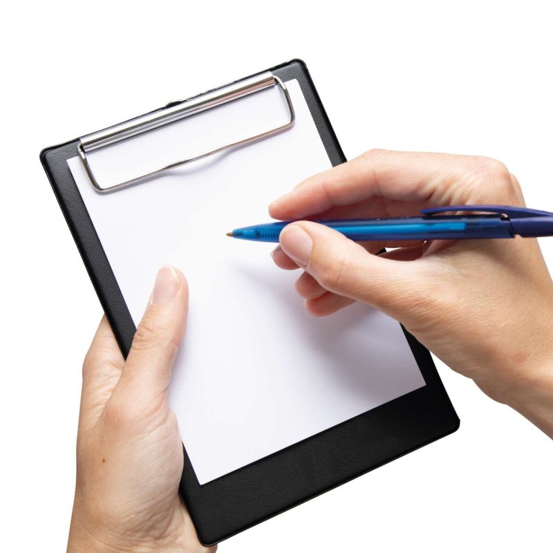 MAUL Porte-bloc plastifié, A6, noir