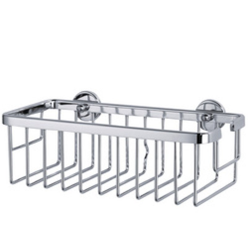 tesa Corbeille de rangement ALUXX S, carré, alu