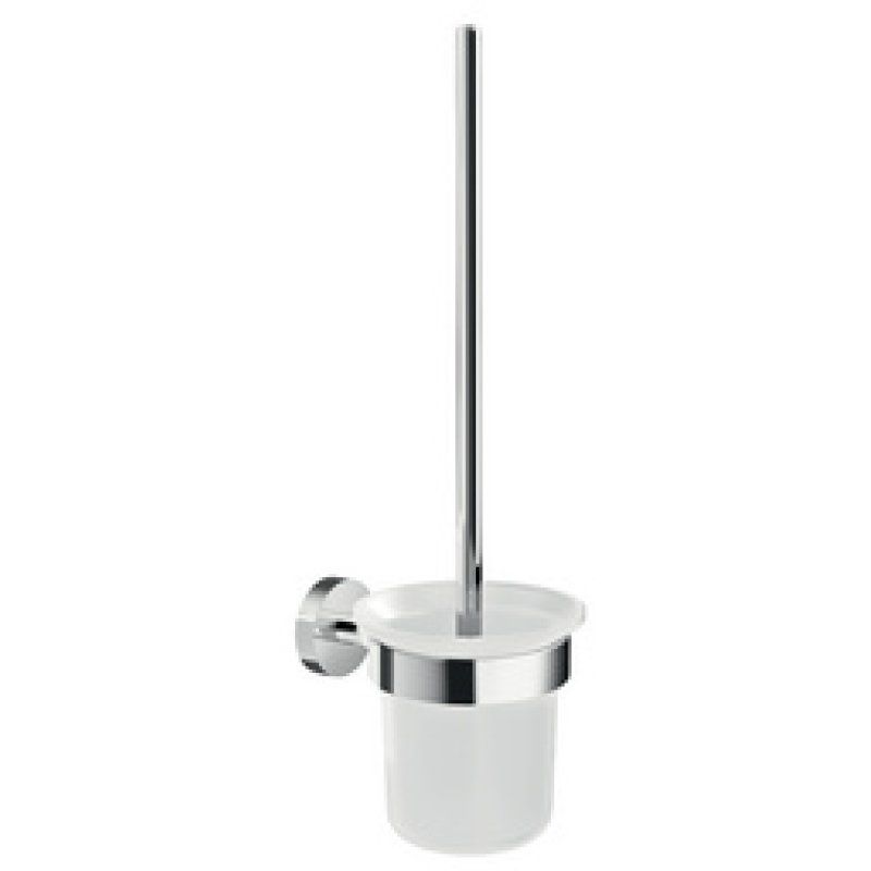 tesa Ensemble pour WC SMOOZ, chromé, avec colle de fixation