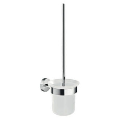 tesa Ensemble pour WC SMOOZ, chromé, avec colle de fixation